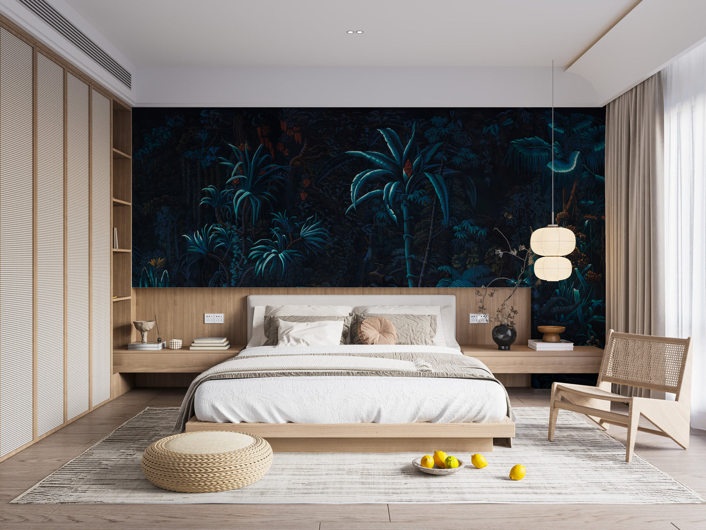 Moonlight Forest Wall Mural