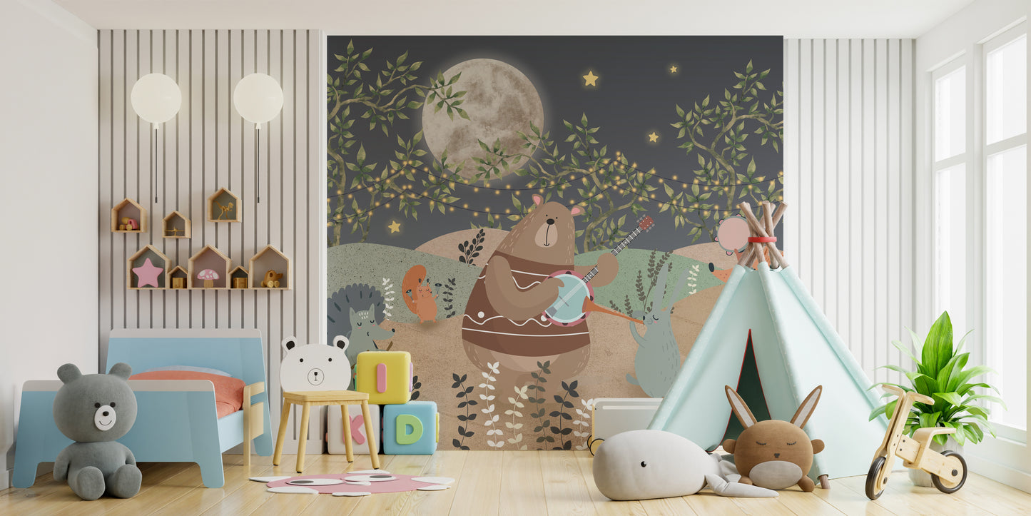 Enchanted Forest Party Wall Mural