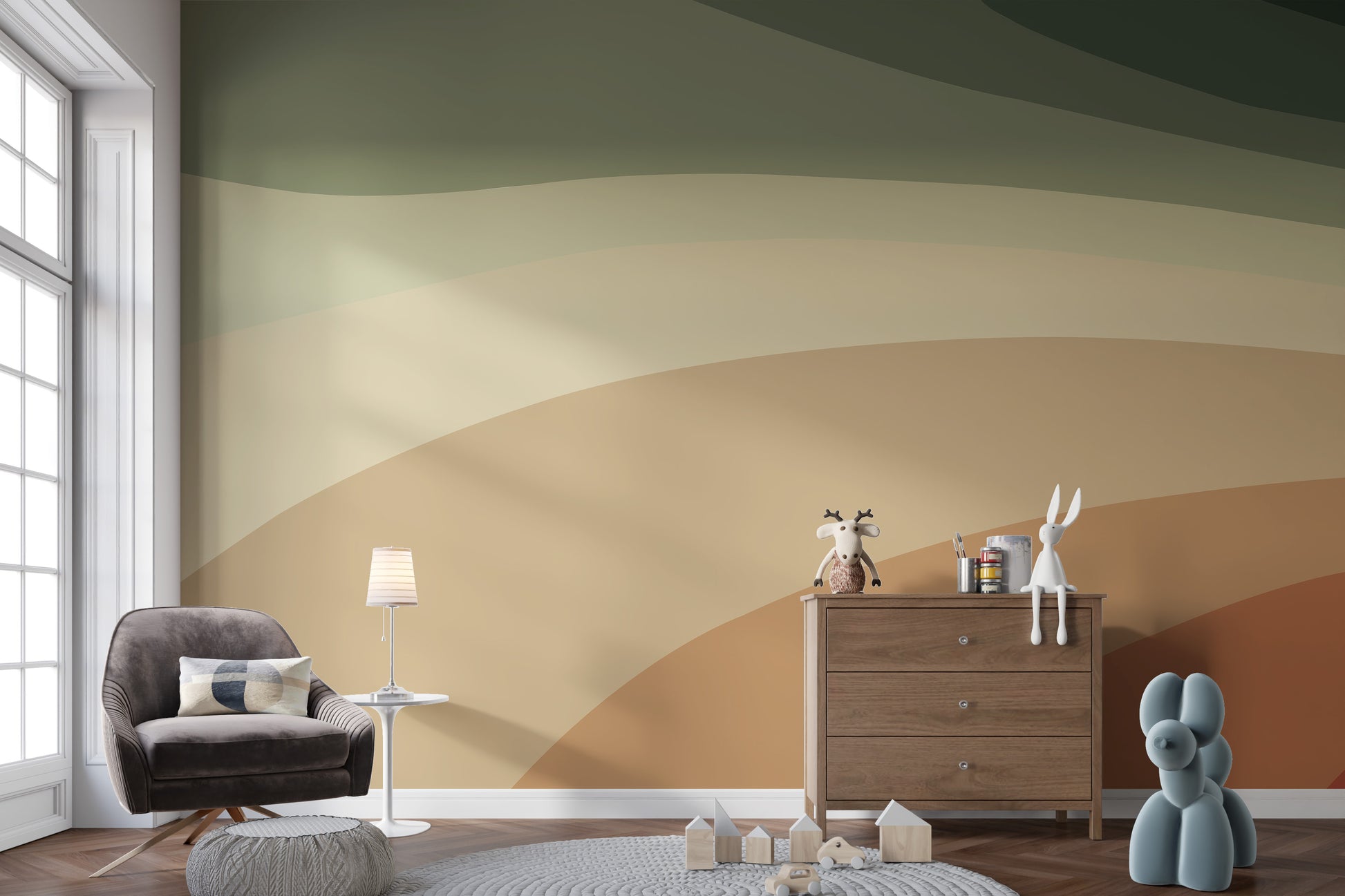 Heatwave Color Wall Mural
