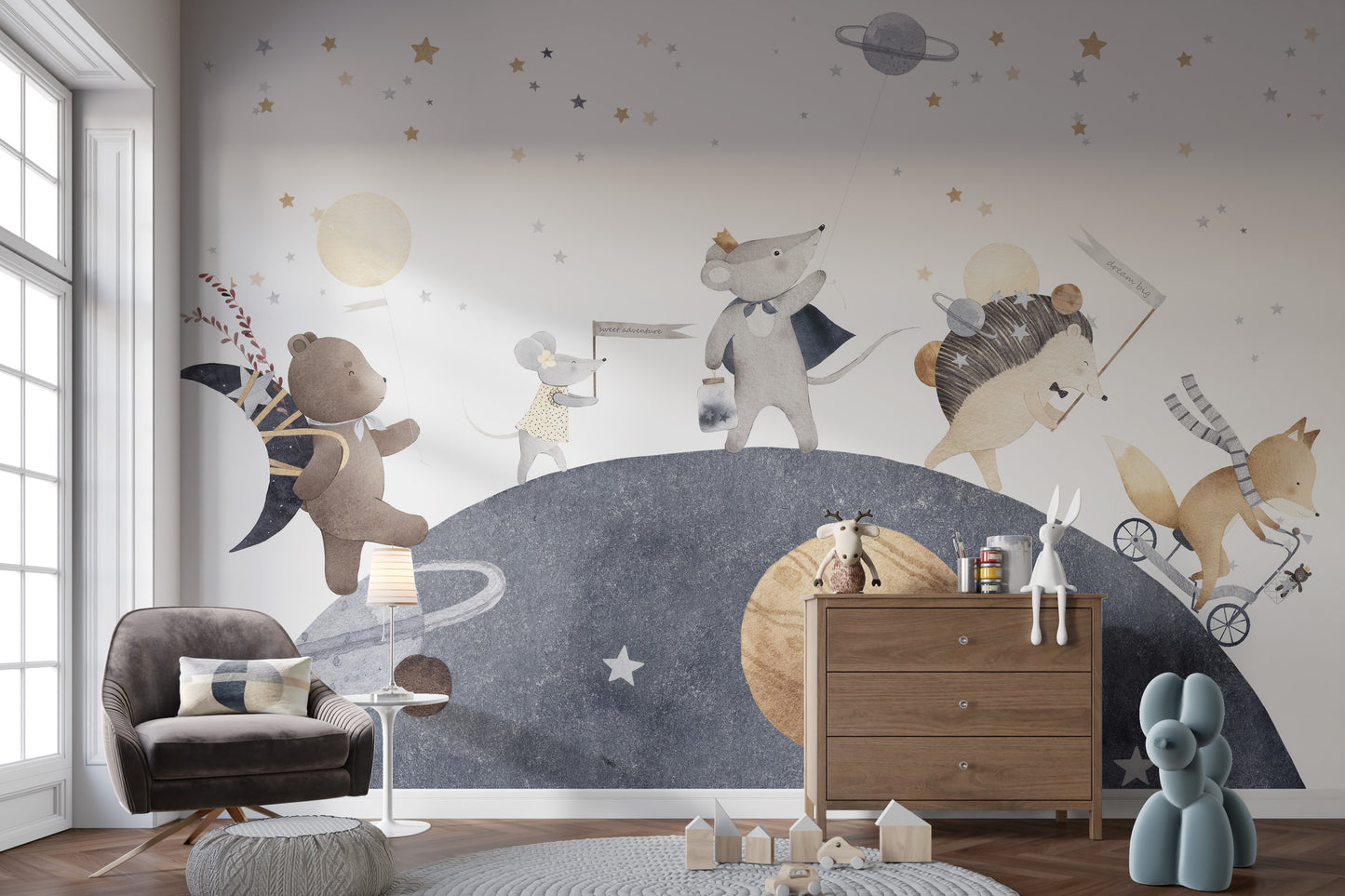 Soft Glow Night Sky Kids Decor
