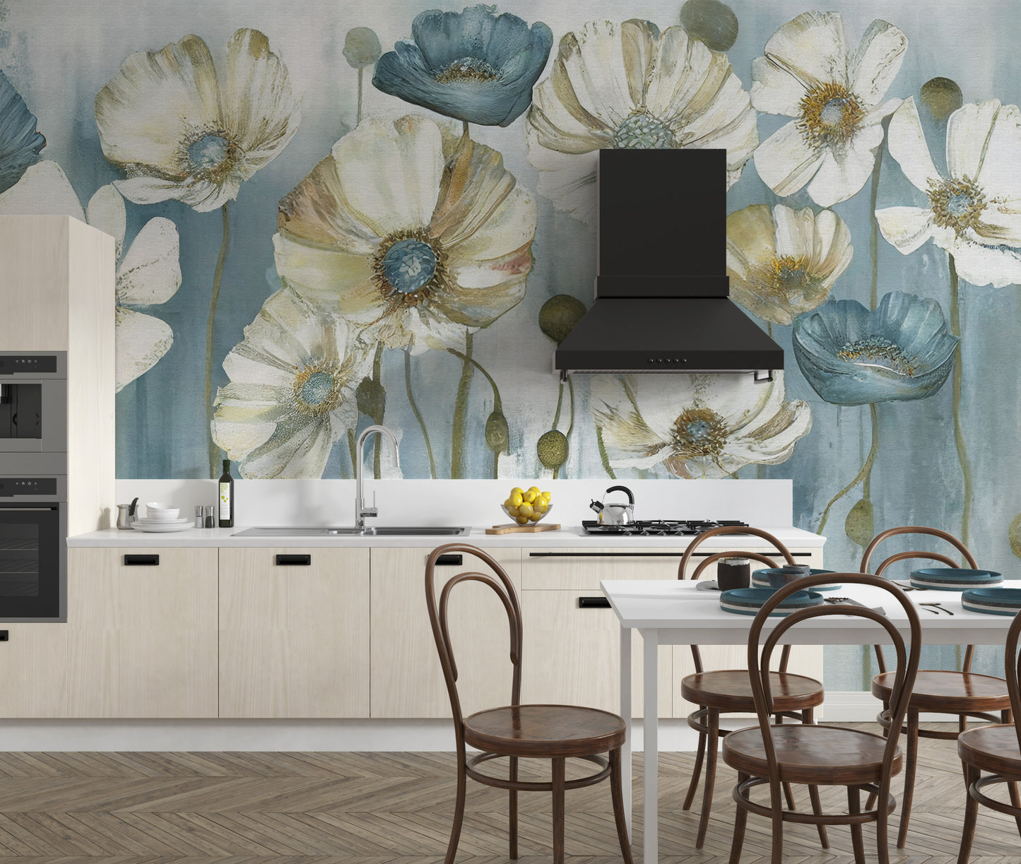 Anemones Whisper Wall Mural