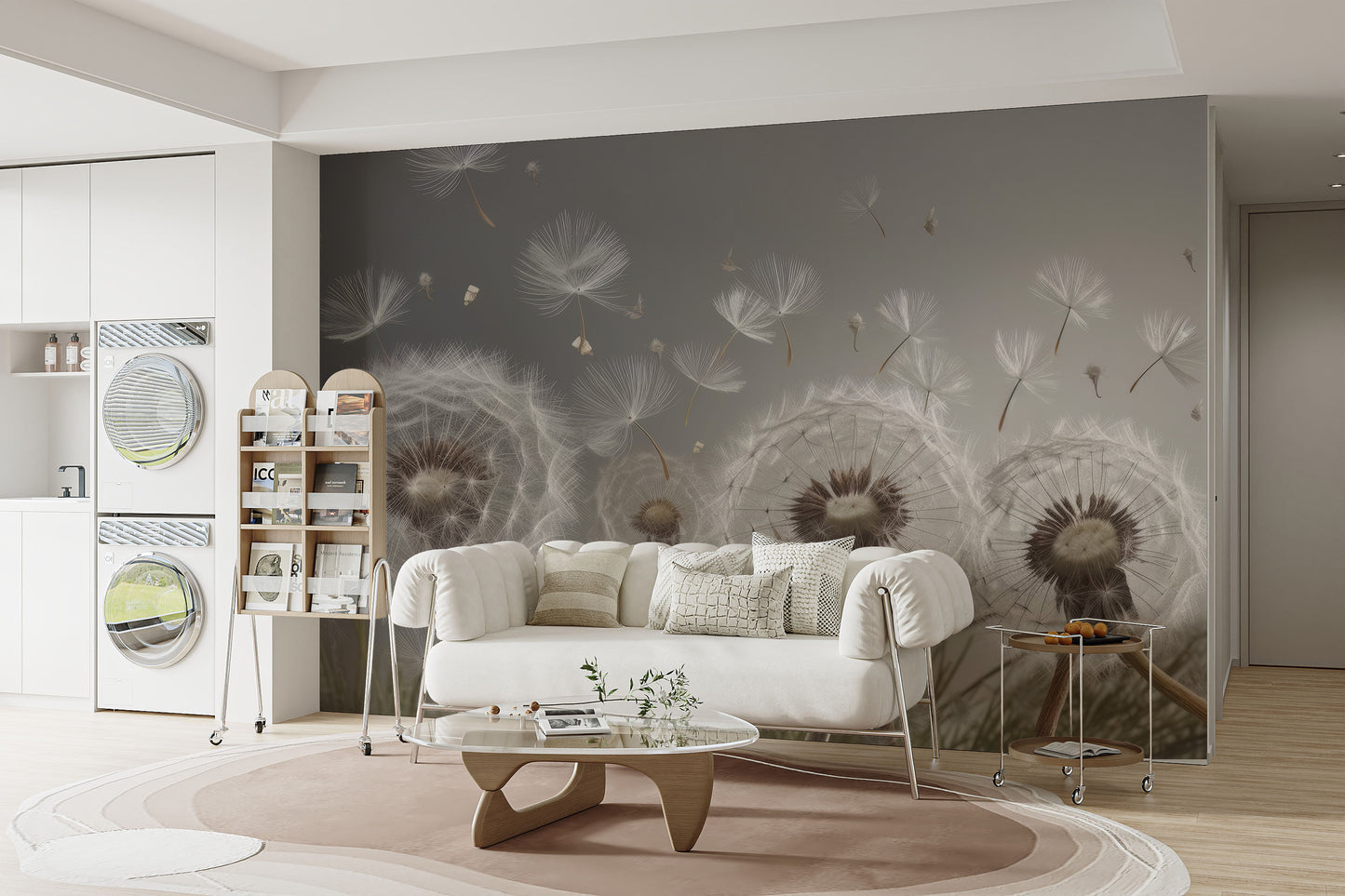 Dandelion Drifts Wallpaper Mural