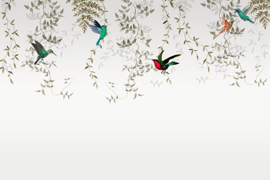 Hummingbird Haven Wallpaper Mural