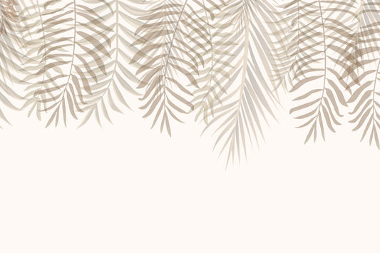 Serenity Palm Fronds Wallpaper Mural