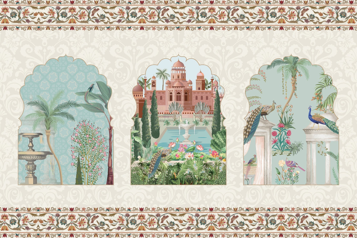 Majestic Palace Gardens Mural