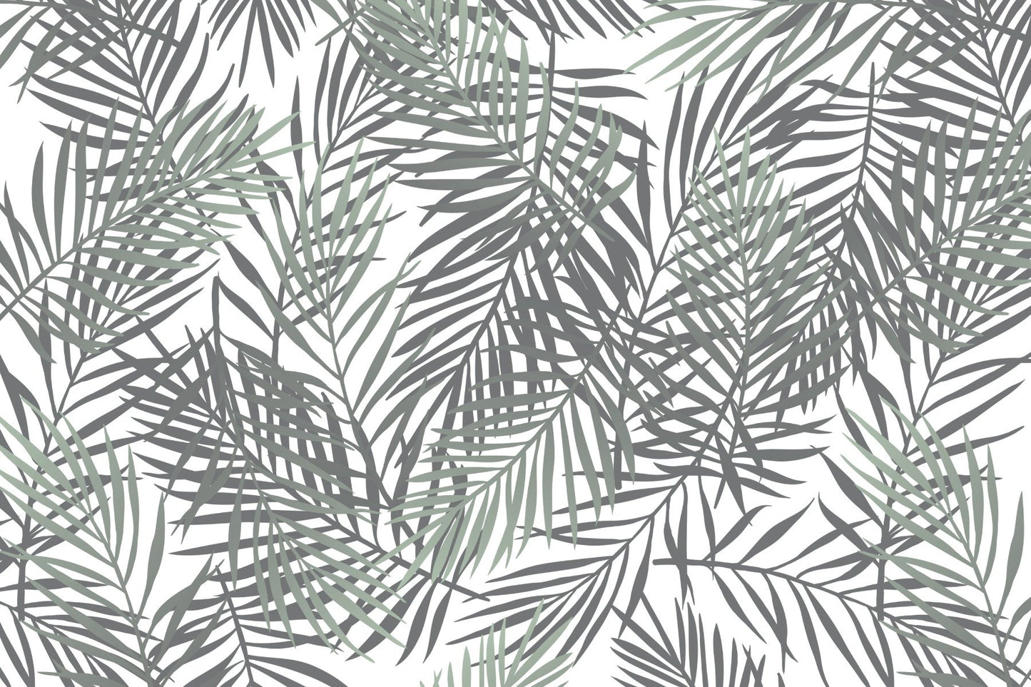 Tropical Whisper Leaf Wallpaper