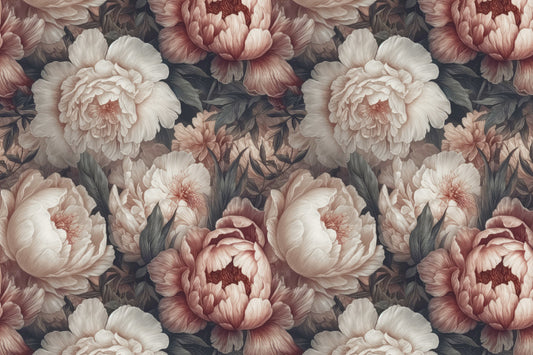 Peony Flower Wallpaper Mural