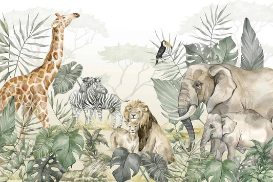 Safari Jungle Wall Mural