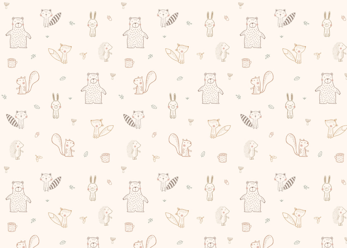 Baby Forest Friends Wallpaper - Giffywalls