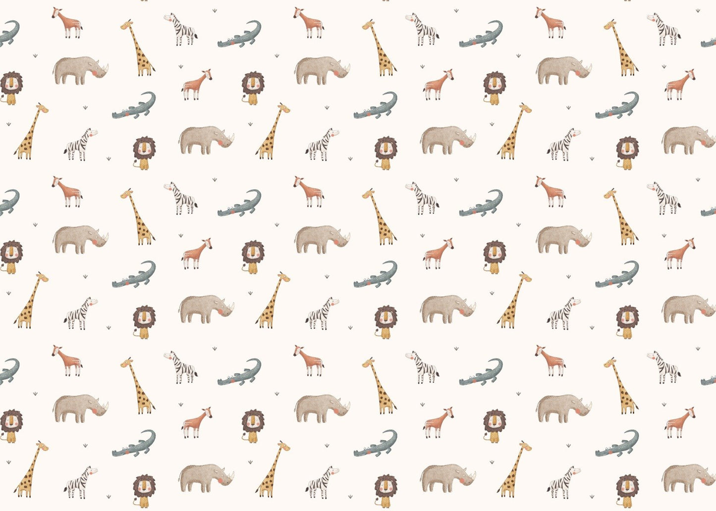 Jungle Safari Animals Wallpaper For Walls