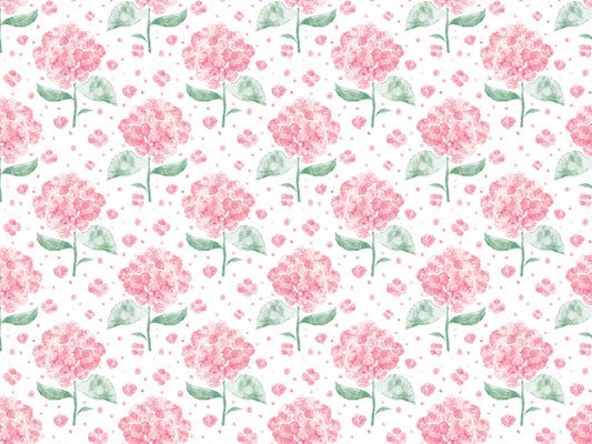 Pink Hydrangea in The Air Wallpaper