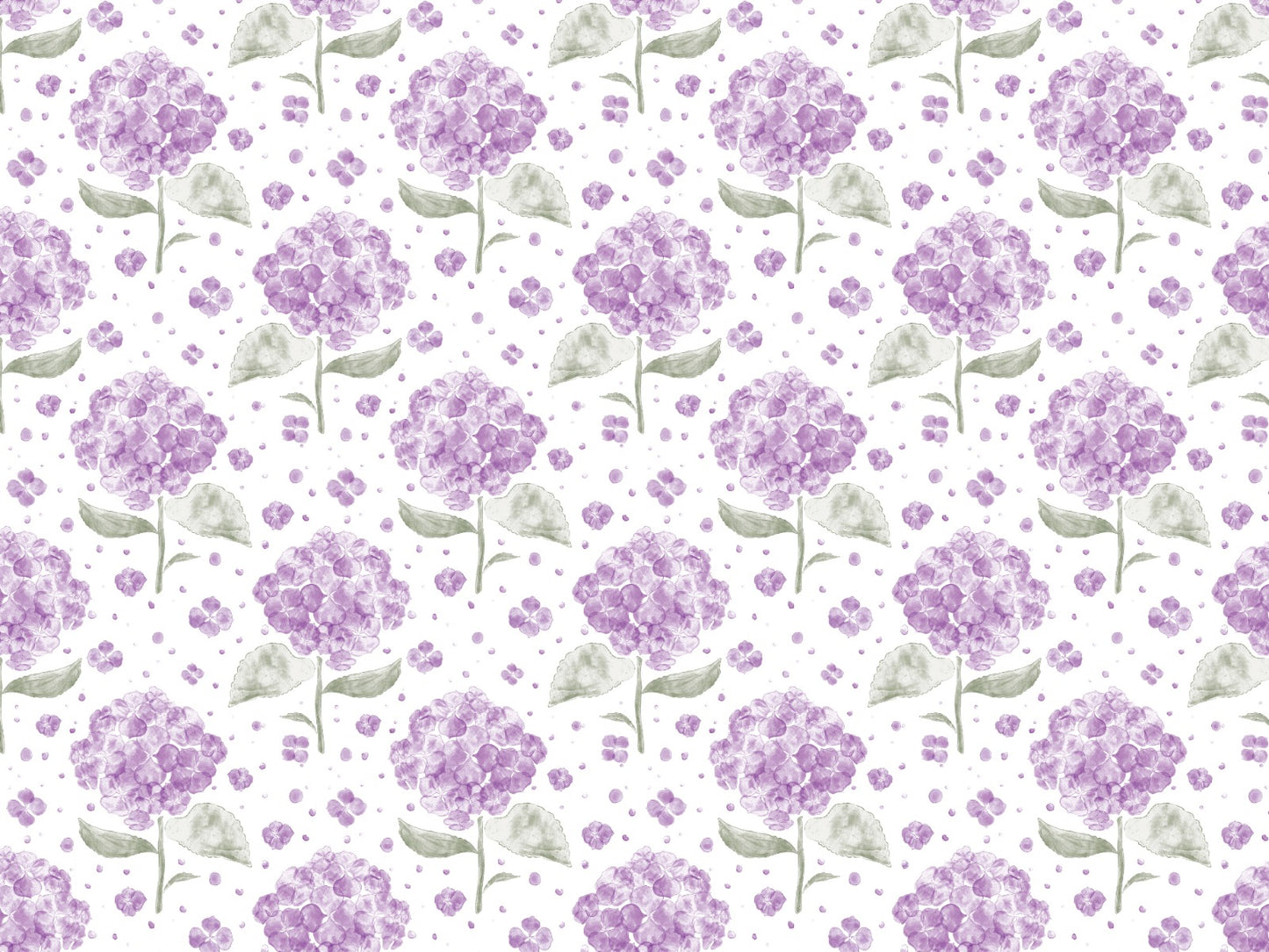 Purple Hydrangea in The Air Wallpaper