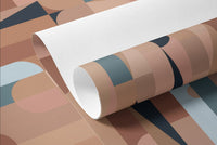 Classic Mid Mod Kilim Stripes Wallpaper